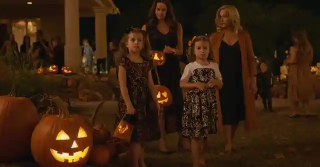 Children and families gathered at a Fall Family Halloween Evening in Phoenix for festivities.