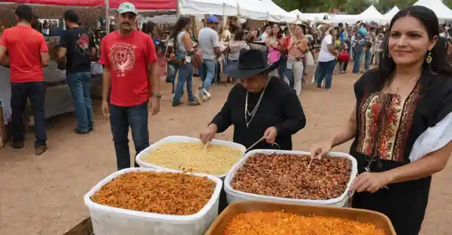Mujer riendo en el mercadillo estatal de Arizona con diversos puestos. La feria se vende entradas únicas para cada atracción, como carreras callejeras y shows folclóricos tradicionales. Entre los asistentes, se ven niños jugueteando rodeados de coloridos artículos artesanales y sabrosos platillos locales que ofrecen vendedores adyacentes.La Feria del Estado también resalta la diversidad cultural con actividades relacionadas al arte indígena, las tradiciones latinoamericanas e inclusive elementos específicos de la cultura mexicana. Además de esto, hay atracciones para todas las edades y exhibidores que ofrecen una amplia variedad de servicios como adornos, artículos de cuero, prendas locales y joyerías únicas.También se puede disfrutar del espectáculo musical en vivo cada día donde artistas reconocidos estatales ofrecen su talento con una mezcla de música pop, rock y regional mexicano. Además, hay un área designada para niños donde pueden asistir a diversos espectáculos, como magia o acrobacia circense.La feria del estado se realiza anualmente en el centro céntrico de Phoenix convirtiéndose en un evento destacado que reúne entre sus visitantes a familias venidas desde todas las regiones del Estado y otros estados fronterizos teniendo como resultado una congregación multicultural. En definitiva, la Feria Estatal se presenta como más que un mercadillo anual; es un punto de encuentro para disfrutar entretenimiento variado donde todos los públicos pueden encontrar algo interesante y diferente a raíz de su particularidad regional.