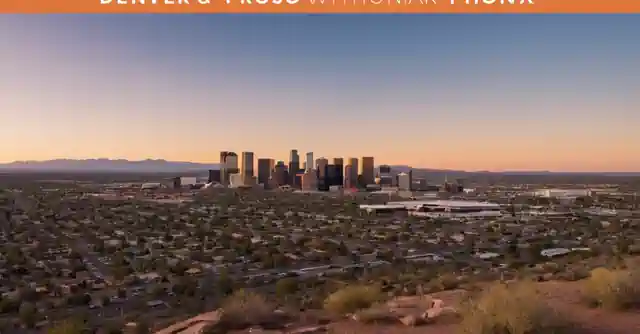 Comparative table highlighting the cost of living, advantages and disadvantages of living in Phoenix against Denver.