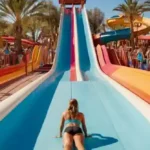 Listo para surfear en Big Surf Waterpark en Tempe, Arizona