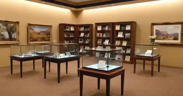 Art exhibitions and summer events are held at the Chandler Downt cu Library.