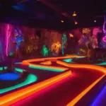 Glow Putt Mini Golf en Scottsdale: diversión brillante