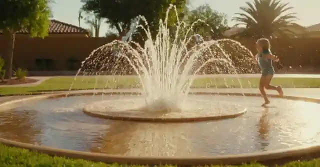 Vivid animation showcasing the top three splash pads in Mejores, Avondale and Tolleson for a summer-fun advertisement campaign.