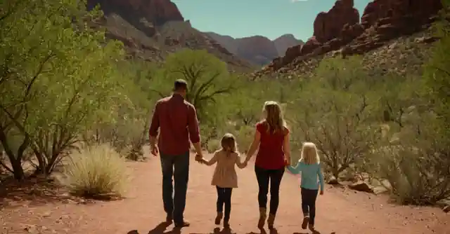 A family exploring unique outdoor activities at Bearizona near Phoenix.