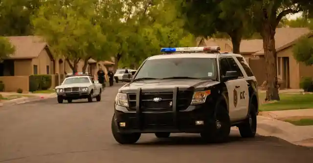 A map pinpointing safe Phoenix neighborhoods with smiley faces and the word Enjoy.