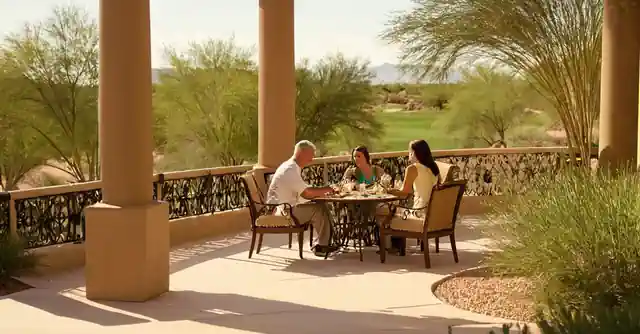 Guests enjoying various outdoor and indoor recreational activities at the JW Marriott Desert Ridge Resort in Phoenix.
