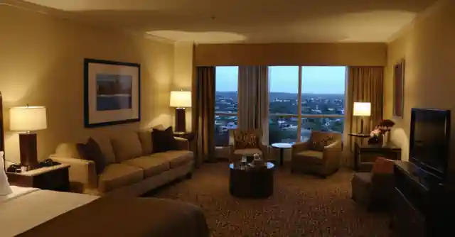 A luxurious suite room at Declan Suites in sunny San Diego