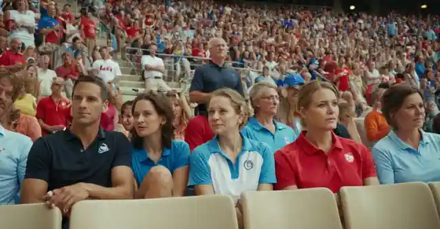 Families participating in various athletic events at local sports venues.
