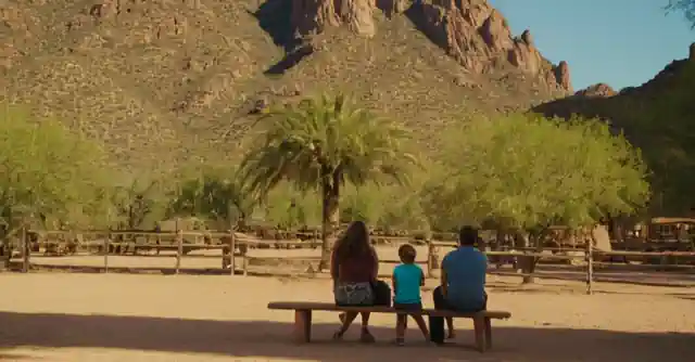 A family enjoying various outdoor activities at Catalina Sky Ranch near Phoenix.